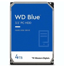 Жесткий диск/ HDD WD SATA3 4TB Blue 5400 RPM 256Mb 1 year warranty (replacement WD40EZAZ,WD40EZRZ)