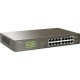 Коммутатор/ Tenda TEG1116P-16-150W 1000M&PoE 16-Port Gigabit Ethernet Switch with 16-Port PoE