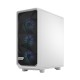 Корпус ПК без блока питания/ Case Fractal Design Meshify 2 Compact RGB TG Light Tint, Midi-Tower, 4x120mm RGB, 2xUSB-A 3.2 + 1xUSB 3.2 Type-C ATX, mATX, mITX White