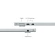 Ноутбук Apple/ 13-inch MacBook Air: Apple M3 with 8 core CPU, 10 core GPU/16GB/512GB SSD - Silver/70W/Гравировка