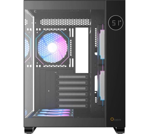 корпус Ocypus Iota C70 BK ARGB, ATX, Type-C(3.1)*1, USB3.0*2, BOTTOM 3x120mm ARGB, REAR 1x120mm ARGB, MB SIDE 2x120mm ARGB (незначительное повреждение коробки)