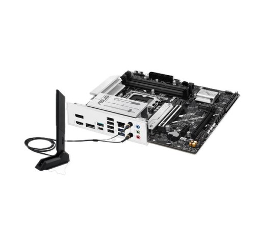 Материнская плата ASUS PRIME B860M-A WIFI, LGA1851, B860, 4*DDR5, 4*SATA, 2*M.2, 2*USB 3.2, 4*USB 2.0, Type-C, 2*PCIx16, 1*PCIx1, 2*DP+HDMI, mATX; 90MB1JY0-M0EAY0