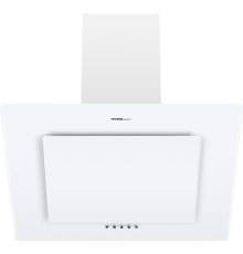 ВЫТЯЖКА HOMSAir Elf Push 60 Glass White/ наклонная, подвесная, кнопочное управление, 3 скорости, 650 м3/ч,до 25 м2, 47 Дб, светодиодное LED-освещение, ширина 60 см, высота 30 см, белый цвет