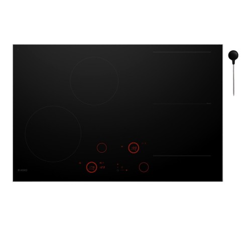 Варочная панель ASKO/ Арт. 737826 ; Встраиваемая варочная панель, дизайн PREMIUM, индукция, 4 зоны для приготовления, Bridge, WI-FI, 47х80.4х52.2 см, черная