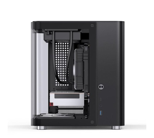 Корпус без блока питания/ Case JONSBO TK-1 Black 2.0, Mini-Tower, no fan, 1xUSB-A 3.2 + 1xUSB-C 3.2, mATX, mITX Black Корпус без блока питания/ Case JONSBO TK-1 Black 2.0, Mini-Tower, no fan, 1xUSB-A 3.2 + 1xUSB-C 3.2, mATX, mITX Black