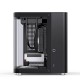 Корпус без блока питания/ Case JONSBO TK-1 Black 2.0, Mini-Tower, no fan, 1xUSB-A 3.2 + 1xUSB-C 3.2, mATX, mITX Black