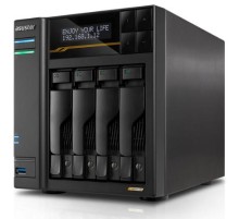 сетевое хранилище ASUSTOR AS6804T 4-Bay NAS/AMD Ryzen V3C14 2,3GHz/16GB DDR5, noHDD(HDD,SSD)/2x5,2х10,Gbe(LAN)/3xUSB3.2,Type-C; 90IX01T4-BW3S00