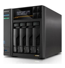 сетевое хранилище ASUSTOR AS6804T 4-Bay NAS/AMD Ryzen V3C14 2,3GHz/16GB DDR5, noHDD(HDD,SSD)/2x5,2х10,Gbe(LAN)/3xUSB3.2,Type-C; 90IX01T4-BW3S00