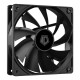 Вентилятор для корпуса ID-COOLING XF-120-K 120x120x25мм (60шт./кор, PWM, Low Noise, резиновые углы, 700-1800об/мин, черный)  BOX