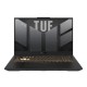 Ноутбук/ ASUS TUF F17 FX707VV-HX131 17.3"(1920x1080 (матовый, 144Hz) IPS)/Intel Core i7 13620H(2.4Ghz)/16384Mb/1024PCISSDGb/noDVD/Ext:nVidia GeForce RTX4060(8192Mb)/Cam/BT/WiFi/90WHr/war 1y/2.6kg/Mecha Gray/DOS