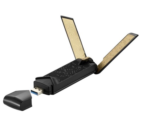 адаптер ASUS USB-AX56 // AX56 // 567 + 1201 Mbps USB 3.0 Adapter + antenna