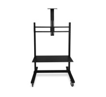 Стойка напольная, мобильная для устройств с диагональю до 86 дюймов с возможностью регулировки высоты. VESA 800x600; max нагрузка - 80 кг. Тыльная и нижняя полки в состав не входят./ Мобильная стойка NextMobi ECO 86 [NMENV1NNT86]