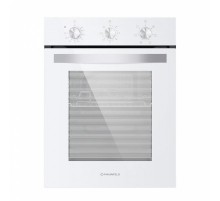 Шкаф духовой электрический MAUNFELD EOEC516W/ 448х546х595 мм, Независимый тип установки, класс энергопотребления А,  7 основных режимов,  механическое управление, двойное стекло дверцы, металлическая ручка дверцы, холодный фронт, объем 51 л, конвекция, гр