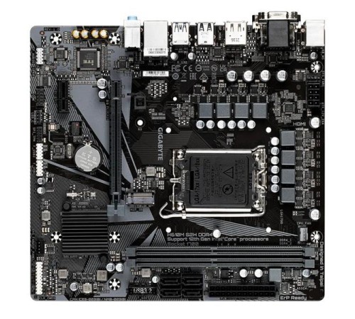Материнская плата GIGABYTE H610M S2H V3 DDR4, LGA1700, H610, 2*DDR4, 4*SATA, 1*M.2, 2*USB 3.2, 4*USB 2.0, 1*PCIx16, 1*PCIx1, D-Sub+HDMI+2*DP, mATX