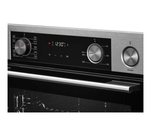 Электрический духовой шкаф Kuppersberg/ 60 см, 80 л, High-Tech, 10 режимов, ПАР, Soft Close, телескопические направляющие, черный/нержавеющая сталь Электрический духовой шкаф Kuppersberg/ 60 см, 80 л, High-Tech, 10 режимов, ПАР, Soft Close, телескопические направляющие, черный/нержавеющая сталь