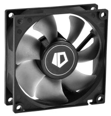 Вентилятор для корпуса ID-COOLING NO-8025-SD 80x80x25мм (136шт./кор, 3pin, черный, 2000об/мин) BOX