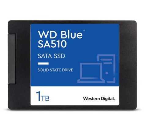 Твердотельный накопитель Western Digital Blue SA510 SSD 2,5" SATA 1Tb, WDS100T3B0A, 1 year Твердотельный накопитель Western Digital Blue SA510 SSD 2,5" SATA 1Tb, WDS100T3B0A, 1 year