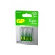 Батарейки AAA Алкалиновые батарейки GP Super Alkaline G-Tech 24A AAA - 4 шт. на блистере