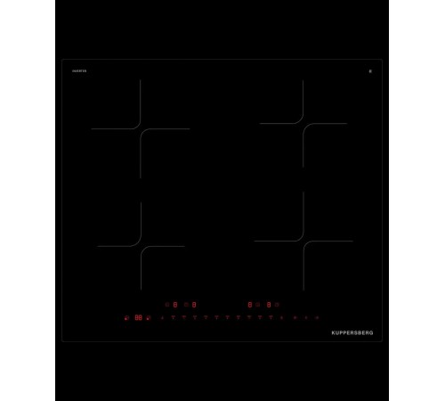 Варочная поверхность Kuppersberg/ Варочная поверхность Kuppersberg, индукционная, inverter, High-Tech, 60 см, пауза, таймер, блокировка панели управления, автоматическое отключение, бустер, 9 уровней мощности, прямые края, индикация остаточного тепла, сен Варочная поверхность Kuppersberg/ Варочная поверхность Kuppersberg, индукционная, inverter, High-Tech, 60 см, пауза, таймер, блокировка панели управления, автоматическое отключение, бустер, 9 уровней мощности, прямые края, индикация остаточного тепла, сен