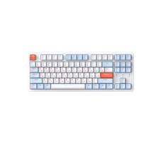 Клавиатура механическая проводная Dareu A87X Blue-White (голубой/белый), 87 клавиш, switch BlueSky V3 (linear), подключение USB, подсветка RGB