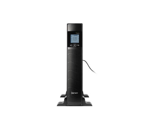 Источник бесперебойного питания SMARTWATT ИБП линейно-интерактивный SIN, 1000/800 ВА/Вт, стоечный/напольный, LCD дисплей, IEC C13 - 3 шт., Schuko CEE7/4 - 1 шт.