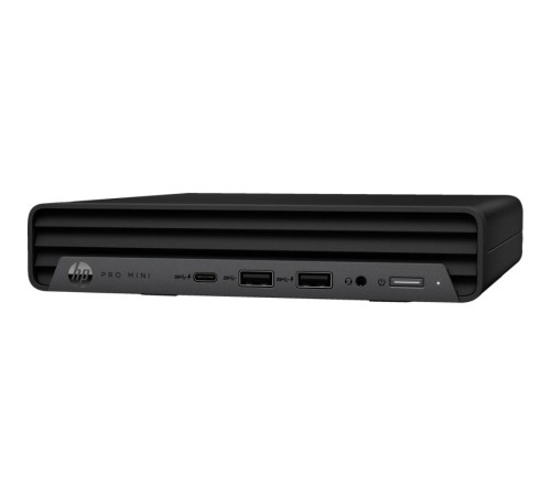 Компьютер/ HP Pro Mini 400 G9  Intel Core i7 14700T(1.3Ghz)/8192Mb/512SSDGb/noDVD/BT/WiFi/war 1y/DOS + USB mouse, En_kbd, 3pin, Intel® Wi-Fi 6E AX211 (2x2) and BT 5.3