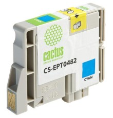 -/ Картридж струйный Cactus CS-EPT0482 T0482 голубой (14.4мл) для Epson Stylus Photo R200/R220/R300/R32