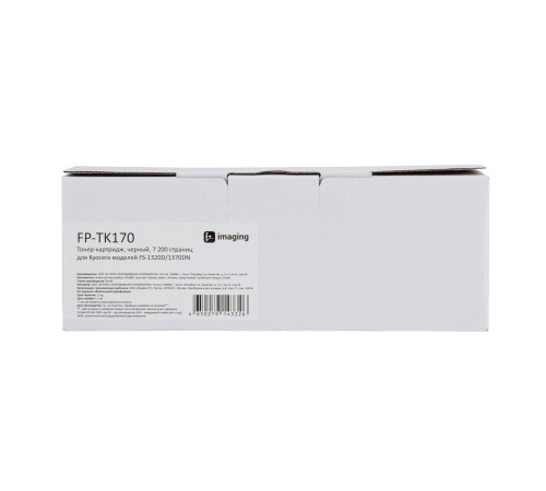 Тонер-картридж F+ imaging, черный, 7 200 страниц, для Kyocera моделей FS-1320D/1370DN (аналог TK-170 /1T02LZ0NLC), FP-TK170