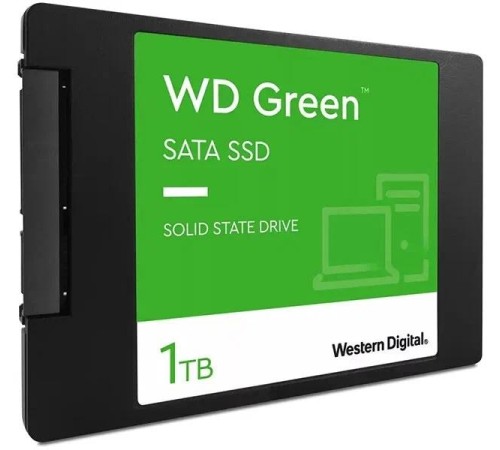 Твердотельный накопитель Western Digital Green SSD 2,5” SATA 1Tb, WDS100T3G0A, 1 year Твердотельный накопитель Western Digital Green SSD 2,5” SATA 1Tb, WDS100T3G0A, 1 year