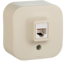 Quteo Розетка RJ45 кат.5е UTP, сл.кость