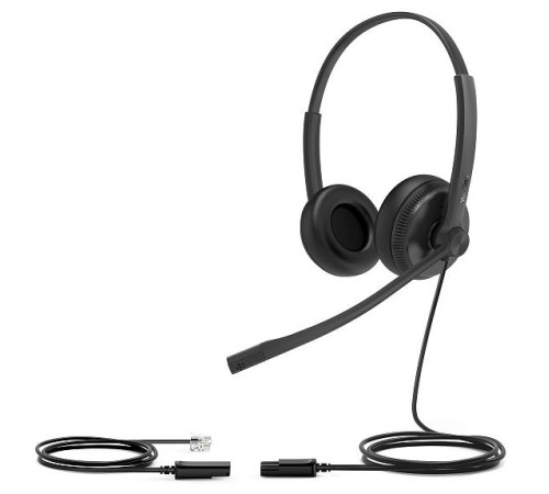 Гарнитура YEALINK YHS34 Dual Дуо, Проводная, HD звук, QD, RJ9, шт Гарнитура YEALINK YHS34 Dual Дуо, Проводная, HD звук, QD, RJ9, шт