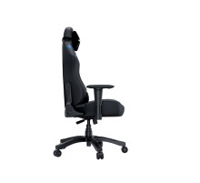 Кресло игровое Anda Seat Luna series  цвет черный с синими вставками, размер L (110кг), материал ПВХ (модель AD18)