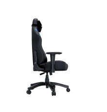 Кресло игровое Anda Seat Luna series  цвет черный с синими вставками, размер L (110кг), материал ПВХ (модель AD18)