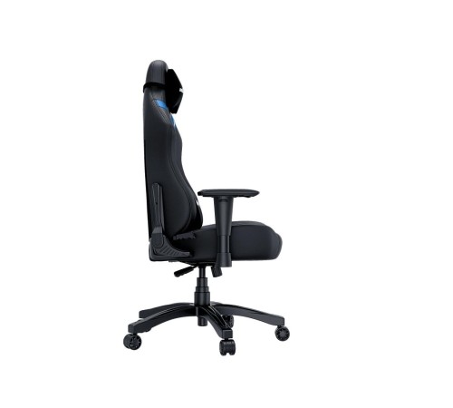 Кресло игровое Anda Seat Luna series цвет черный с синими вставками, размер L (110кг), материал ПВХ (модель AD18) Кресло игровое Anda Seat Luna series цвет черный с синими вставками, размер L (110кг), материал ПВХ (модель AD18)