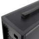 Корпус без блока питания/ Case HSPD M210, Mesh Mid Tower, Black, 0.7 SPCC, 1x90mm mATX, mITX 140/280/150mm 1x2.5", 1x3.5", 4xPCI 1xUSB-A 3.0 302x168x350mm