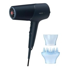 Фен Philips/ Фен Philips, мощность 2300 Вт, 2 скорости, 3 температурных режима, холодный воздух, ионизация, 2 насадки, цвет синий