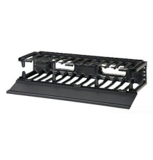 Органайзер высокой плотности односторонний с крышкой 88х482х157 2U/ Horizontal Cable Manager High Capacity F