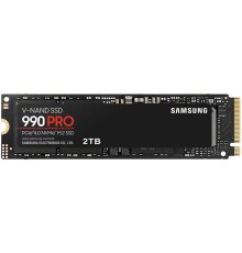 Твердотельный накопитель SSD M.2 (PCI-E NVMe 2.0 Gen 4.0 x4) 2Tb Samsung 990 PRO (R7450/W6900MB/s) 1year