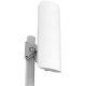 Точка доступа MikroTik mANTBox 2 12s with 12dBi 120 degrees 2.4Ghz sector antenna, Dual Chain 802.11bgn wireless, 600MHz CPU, 64MB RAM, 1x Gigabit LAN, PSU, POE, pole mount,  RouterOS L4