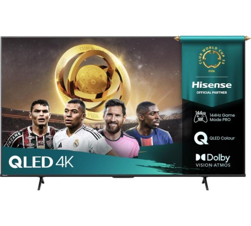 Телевизор ЖК 75'' Hisense/ 75", QLED, Ultra HD, 144 Hz(VRR), Smart TV (ОС VIDAA U8.5), Wi-Fi, DVB-T2/T/C/S2/S, FreeSync Premium, 2.0Ch 2х15W, CI+(1.4), 4хHDMI, 2хUSB, Alexa Built-in, VIDAA Voice, Dark Grey 2025 Телевизор ЖК 75'' Hisense/ 75", QLED, Ultra HD, 144 Hz(VRR), Smart TV (ОС VIDAA U8.5), Wi-Fi, DVB-T2/T/C/S2/S, FreeSync Premium, 2.0Ch 2х15W, CI+(1.4), 4хHDMI, 2хUSB, Alexa Built-in, VIDAA Voice, Dark Grey 2025