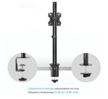 ONKRON кронштейн для монитора 13"-34" настольный, чёрный D101E