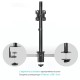 ONKRON кронштейн для монитора 13"-34" настольный, чёрный D101E