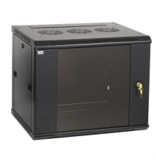 Шкаф LINEA W 15U 600x450 мм дверь стекло, RAL9005