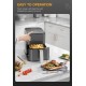 Аэрогриль LEACCO AF010 Air Fryer Black