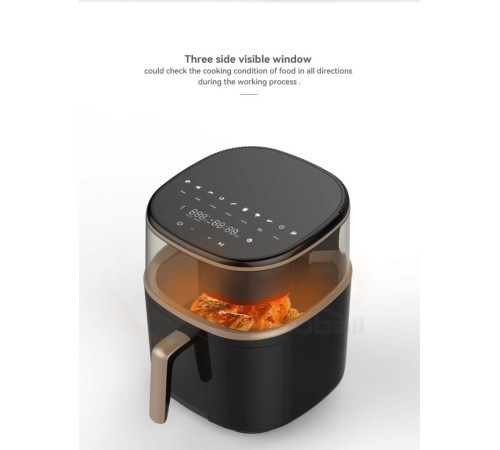 Аэрогриль LEACCO AF017 Air Fryer Black