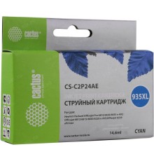 -/ Картридж струйный Cactus CS-C2P24AE №935XL голубой (14.6мл) для HP DJ Pro 6230/6830