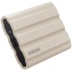 Внешние HDD и SSD/ Samsung External SSD T7 Shield, 1TB, Type C-to-C/A, USB 3.2 Gen2, R/W 1050/1000MB/s, IP65, 88x59x13mm, 98g, Beige (12 мес.)
