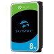 Жесткий диск Seagate SkyHawk HDD 3.5" SATA 8Tb, 5400 rpm, 256Mb buffer, 512e/4Kn, CMR, ST8000VX010, 1 year