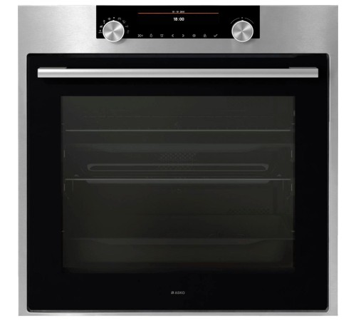 Встраиваемые электрические духовки ASKO/ Арт. 730366 59.5 х 59.5 х 54.6, электрическая, встраиваемые, 73 л, A+, 87 автоматических программ, 11 режимов, сенсорные и поворотные элементы управления, цветной дисплей, телескопические напрвляющие на 3-х уровнях