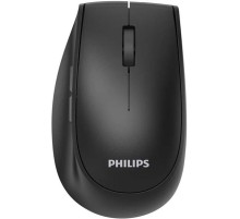Аксессуары Philips  Беспроводная Мышь SPK7627, 2,4 GHz, Bluetooth 3.0/5.0, 5 кноп., 1600dpi, Аккамулятор, Чёрный